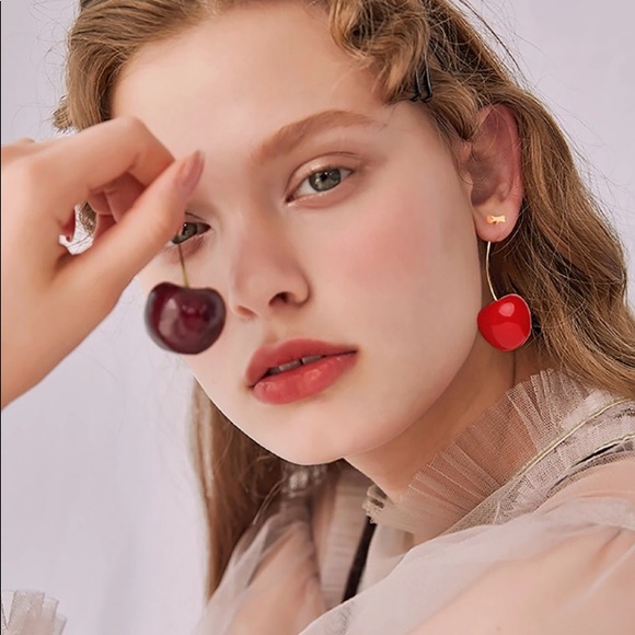 🍒 2/$24 Sweet Cherry Earrings 🍒 - Picture 3 of 6